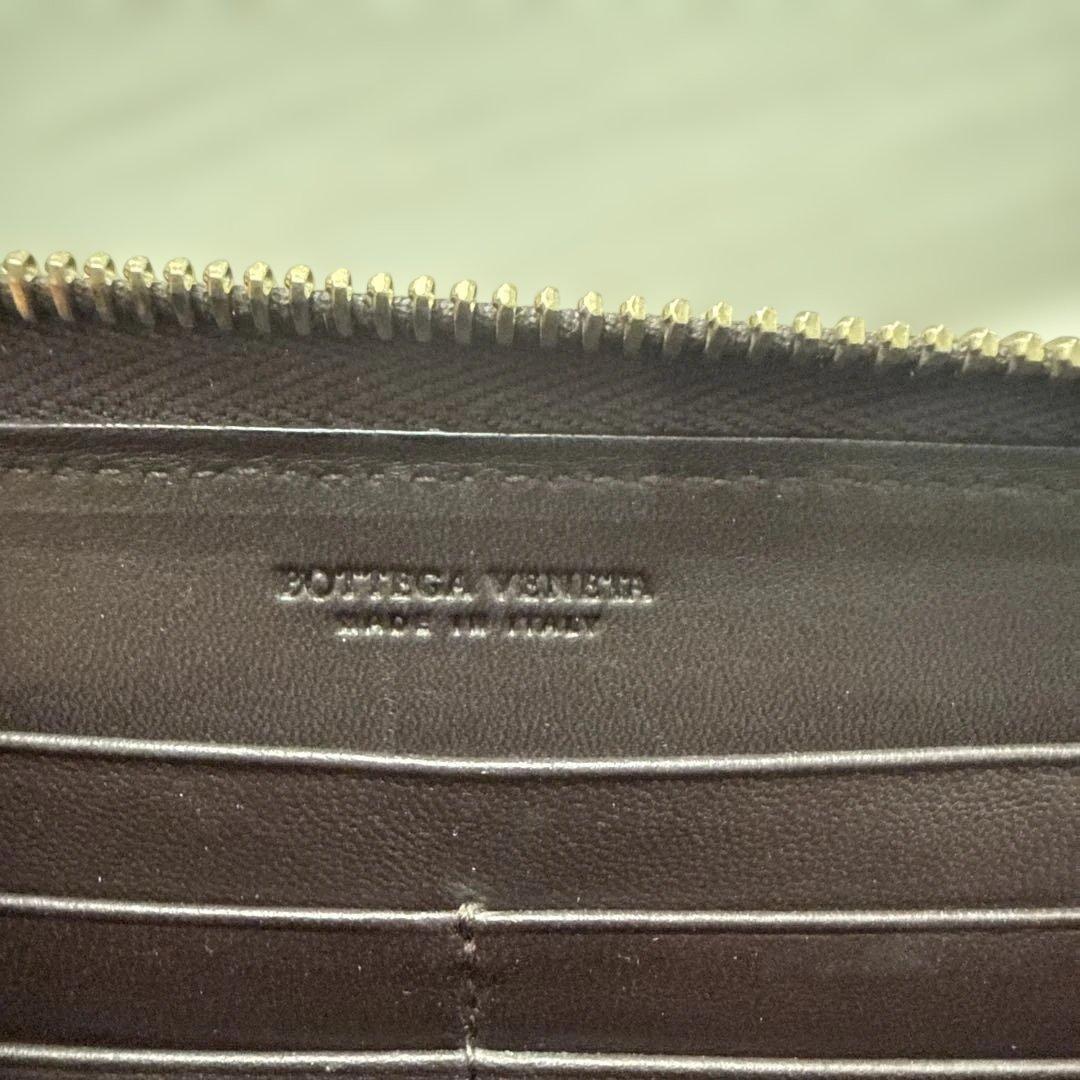 ボッテガヴェネタ 長財布 ダークブラウン