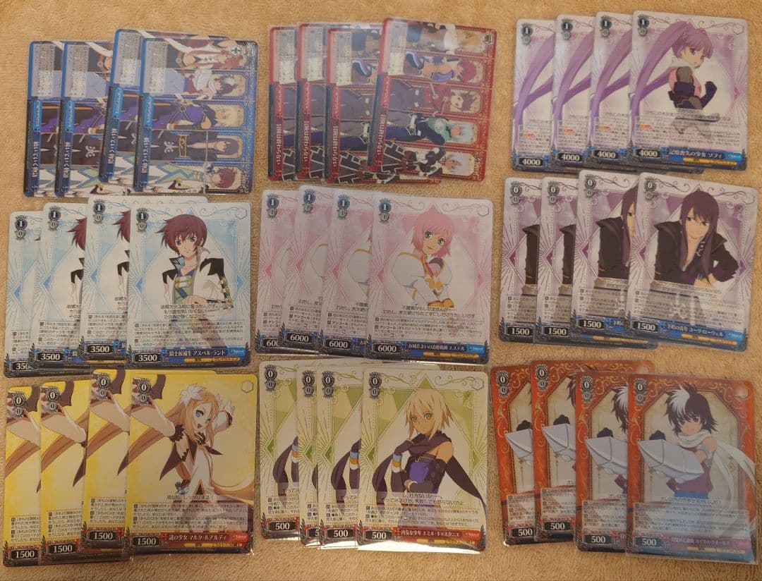 テイルズ ヴァイスシュヴァルツ RR以下4コン セット TD 先攻後攻付