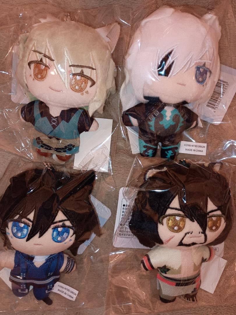 キラメモ◆ニトロキラル　Lamento ラメント　ぬいパル　4種セット