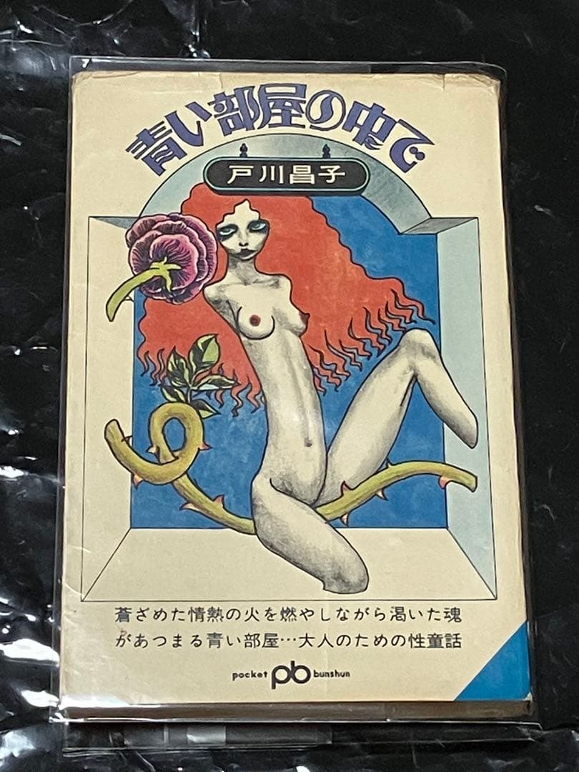 青い部屋の中で 戸川昌子 初版 文藝春秋