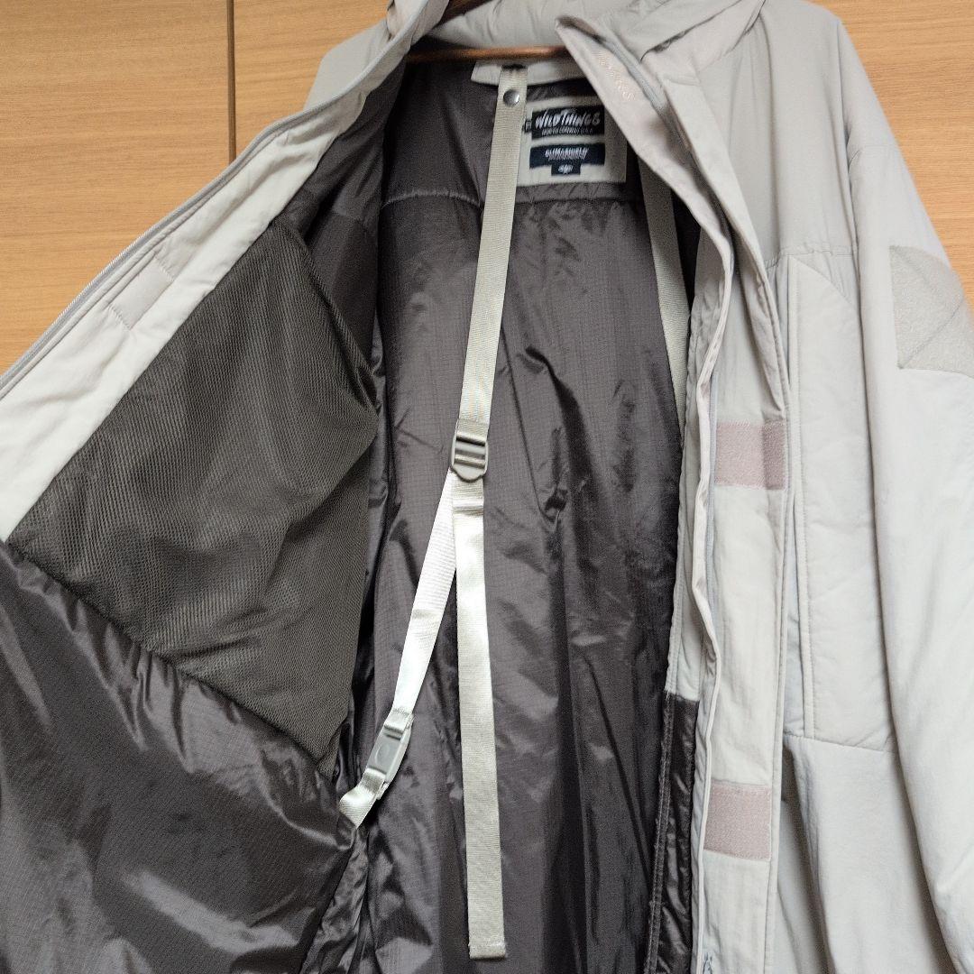 美品　ワイルドシングス　モンスターパーカー　ライトグレー　XL