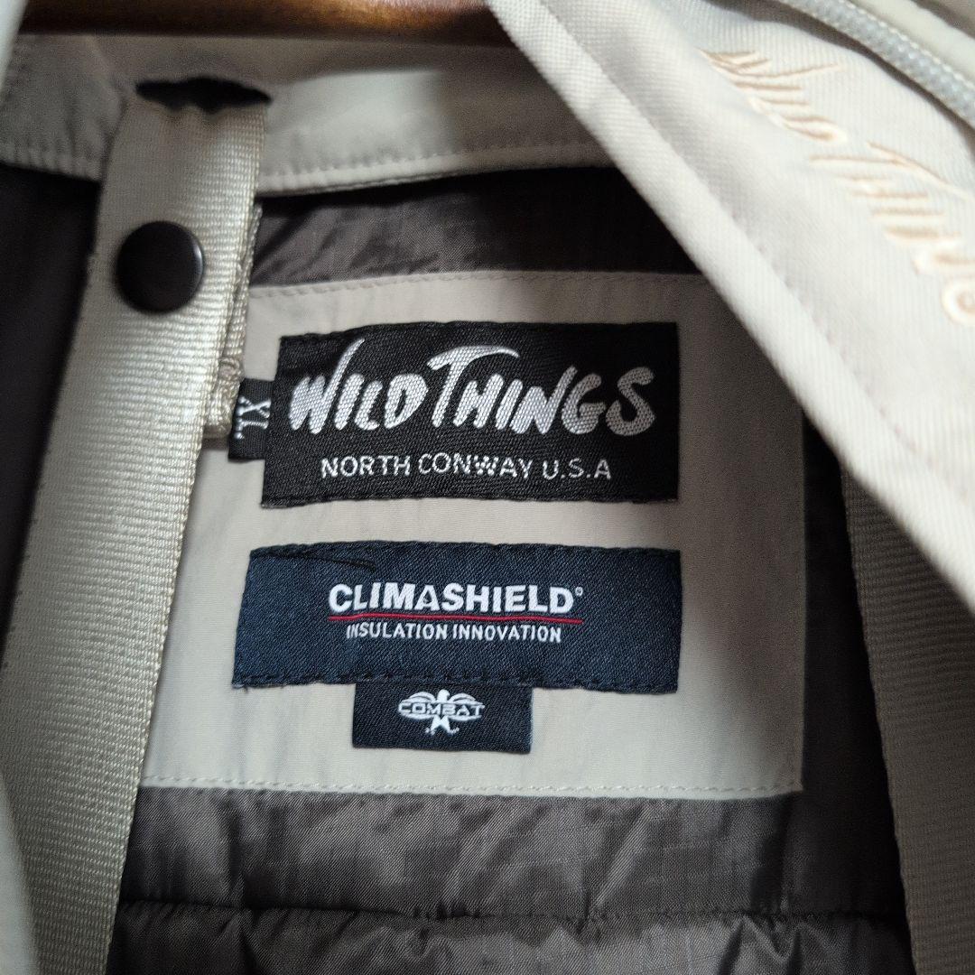 美品　ワイルドシングス　モンスターパーカー　ライトグレー　XL