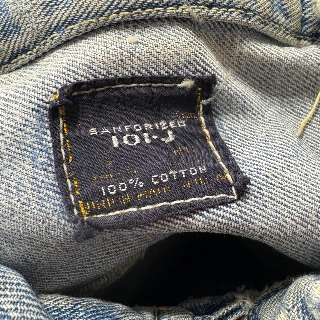 60-70s lee 101-J LONG デニムジャケット 四角黒タグ