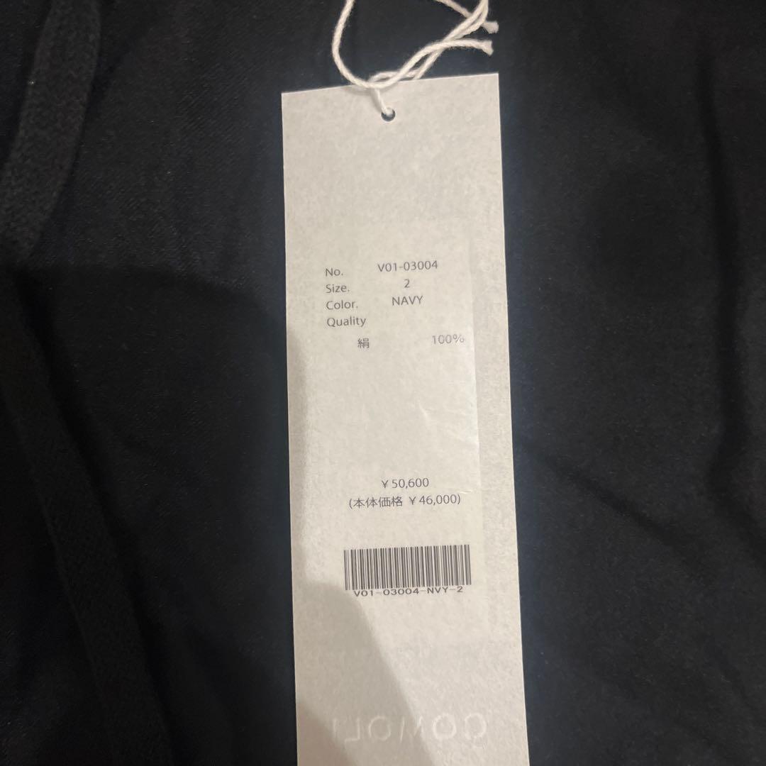 comoli 22SS シルクネルドローストリングパンツ