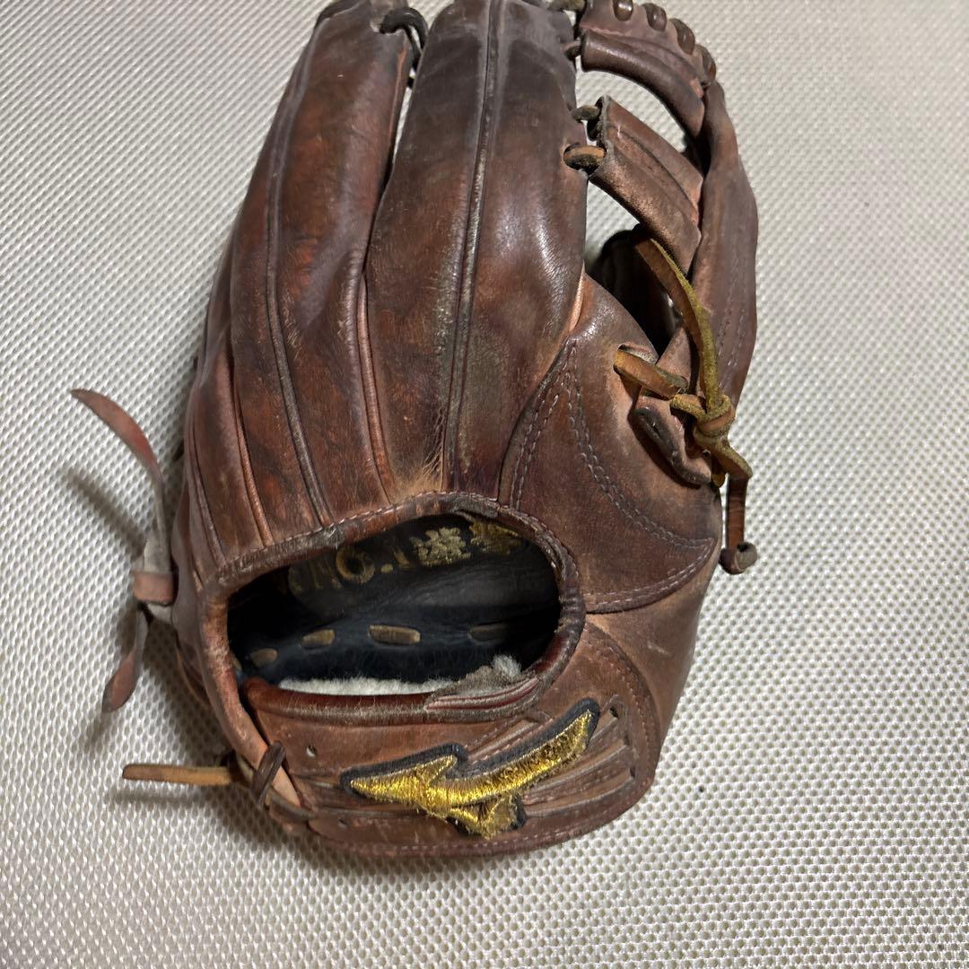 ミズノプロ　硬式グローブ ブラウンレザー