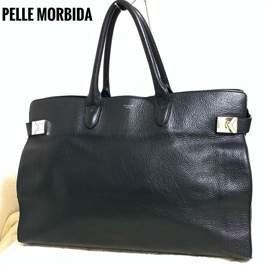 ペッレモルビダ ボストンバッグ ビジネスバッグ メイデンボヤージュ 黒