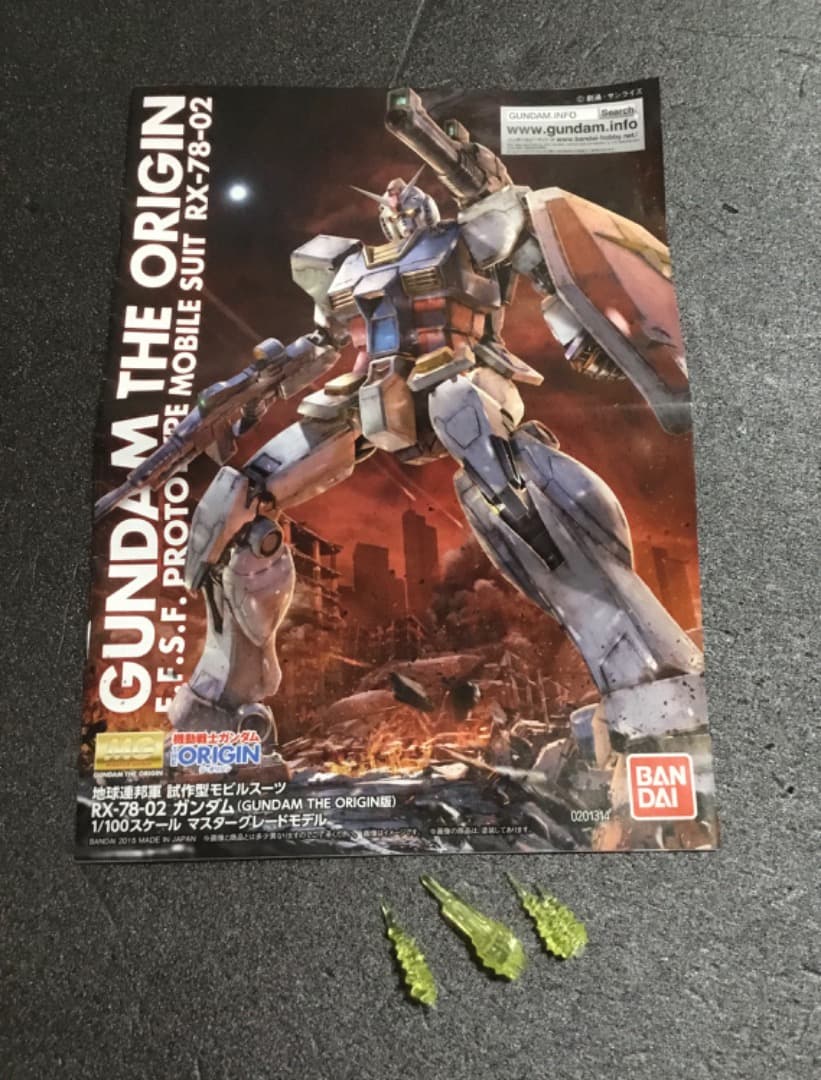 MG 1/100 RX-78-02 ガンダム オリジン 中期型 改修塗装済完成品