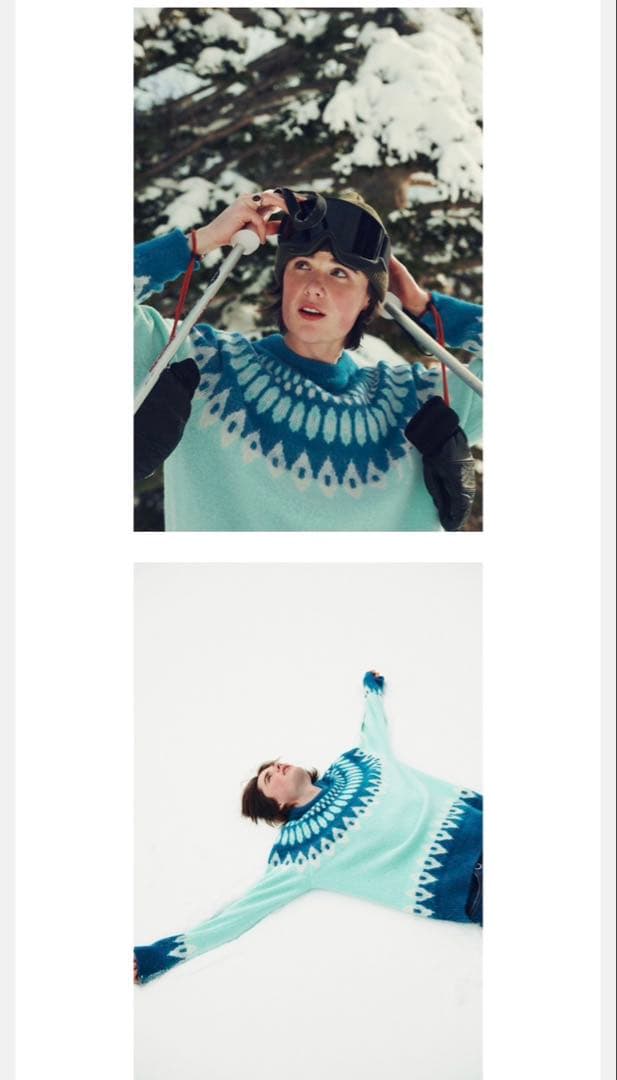 FRAGMENT フラグメント　ノルディッククルーニット