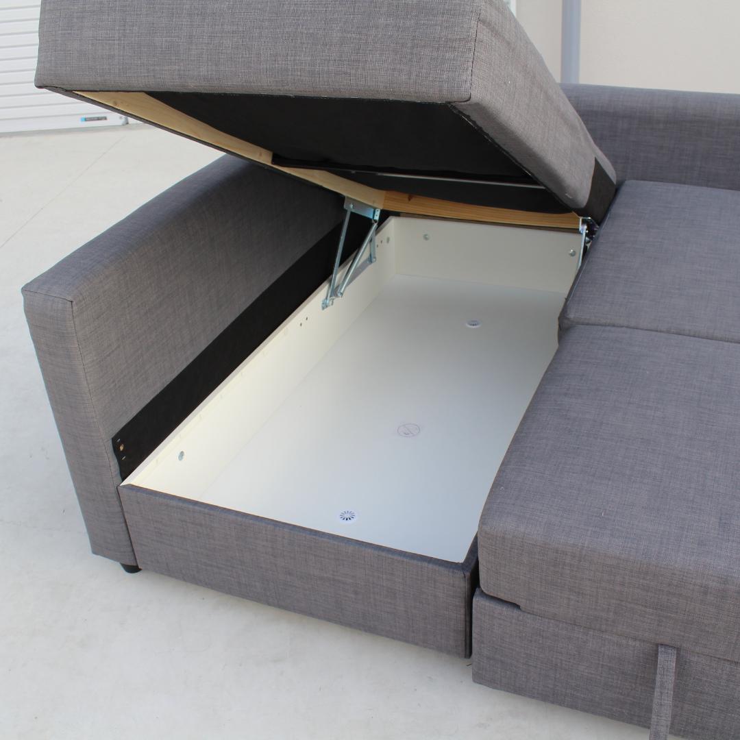 IKEA フリーヘーテン 収納付きソファベッド
