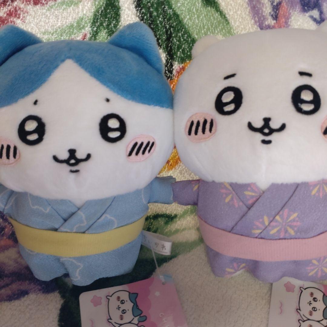 ちいかわ　ぴっち出品　浴衣ぬいぐるみ　うさぎさん