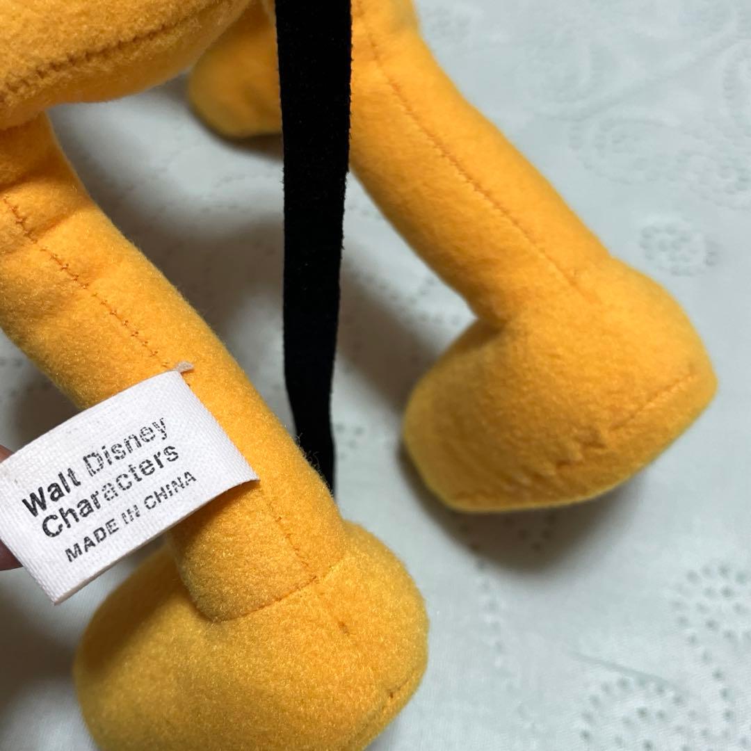 プルートぬいぐるみ(東京ディズニーランド初期)ポージング プルート ワイヤー入り