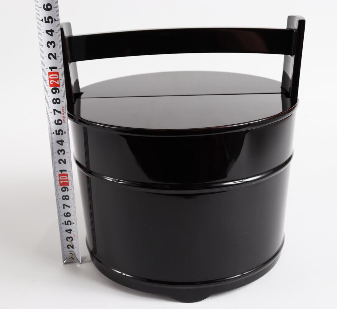 輪島塗 手桶水指 高橋秋峰 茶道具 共箱