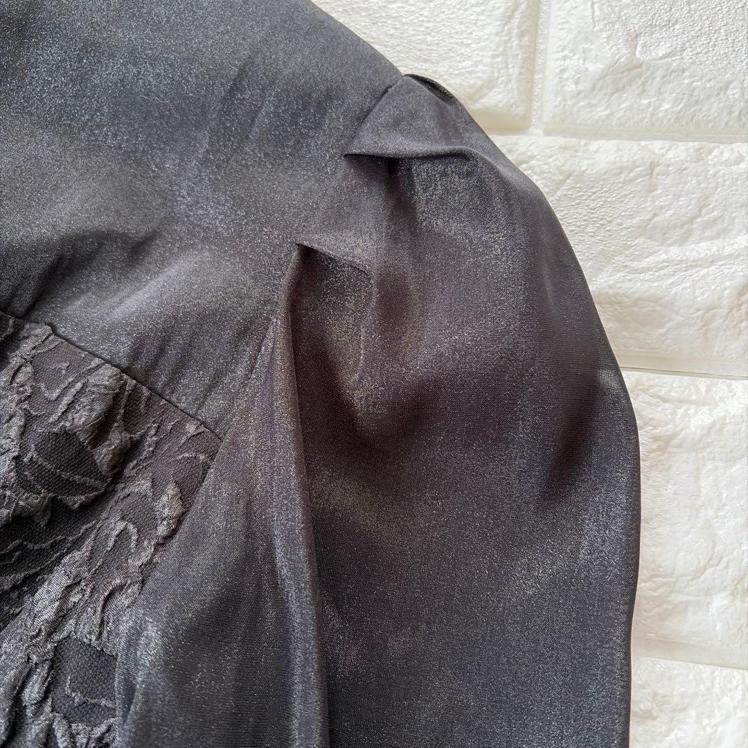 Rire Fete（リルフェテ）ふくれジャガードバックリボンドレス ヤマダヤ