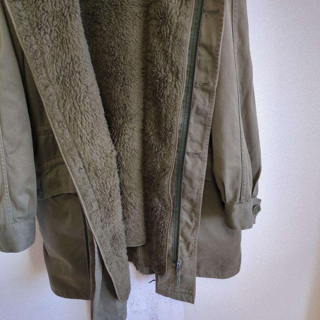 古着　フランス軍　M-64 実物　フィールドパーカー　モッズコート　ライナー付き