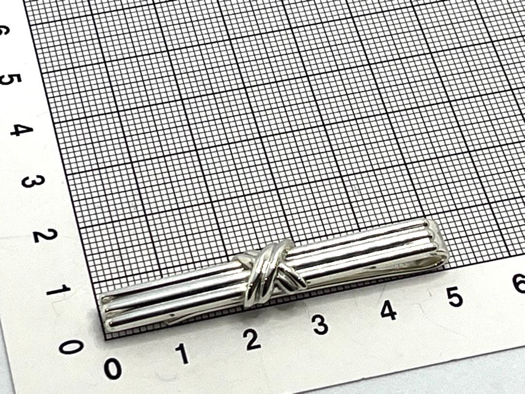 h588 美品　ティファニー　1992 シグネチャー　ネクタイピン　925