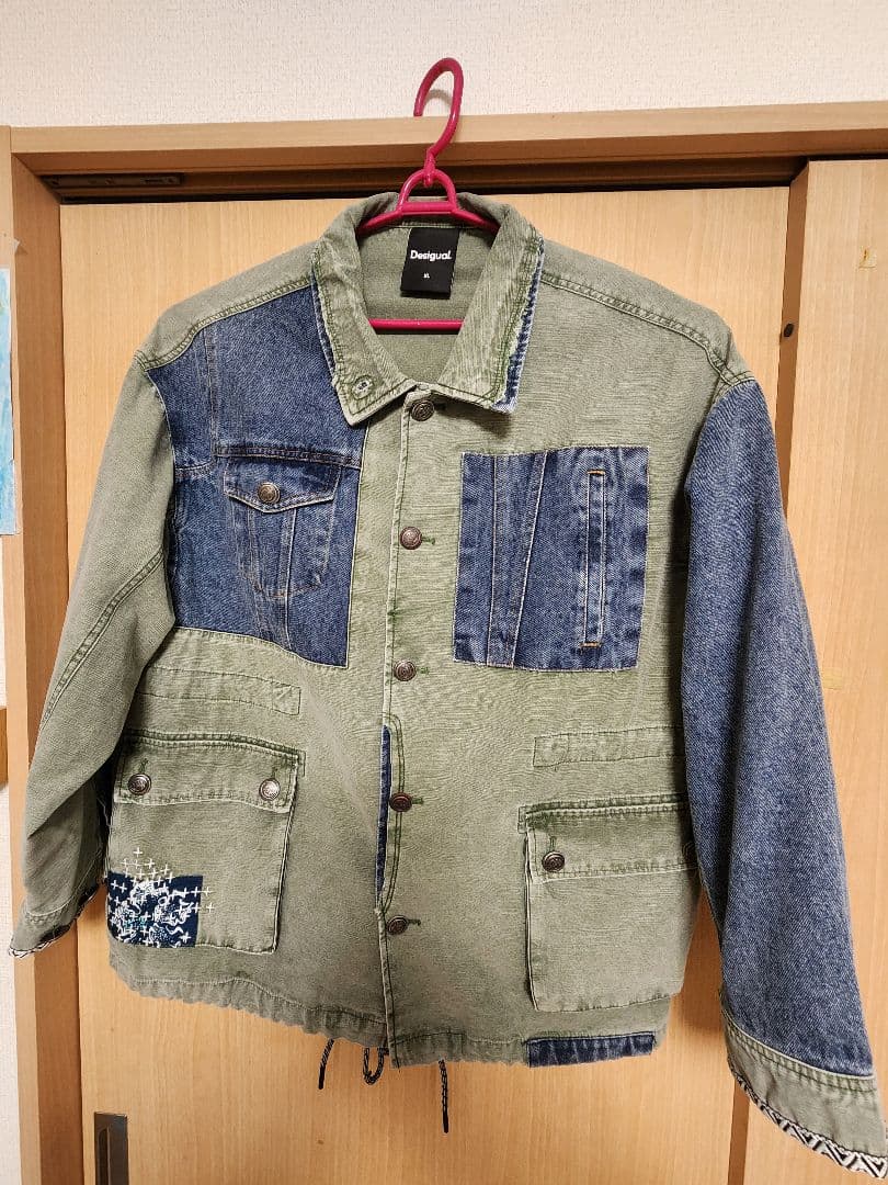 【新品同様】デシグアル（Desigual）/ハイブリッド モッズジャケット