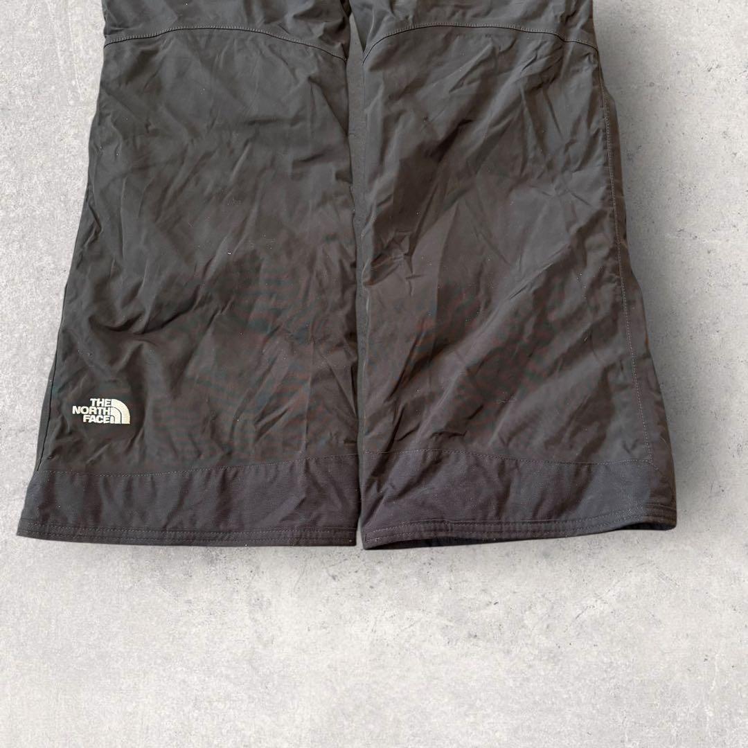 【ザ・ノースフェイス】スキー　スノボーパンツ　L 黒　ハイベント　刺繍ロゴ k