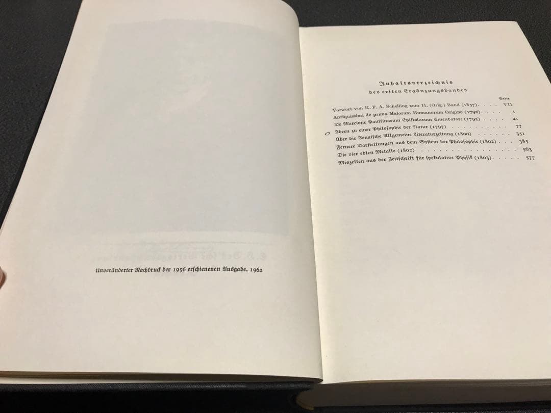 洋書#1 1792-1803. Schellings Werke . Nach