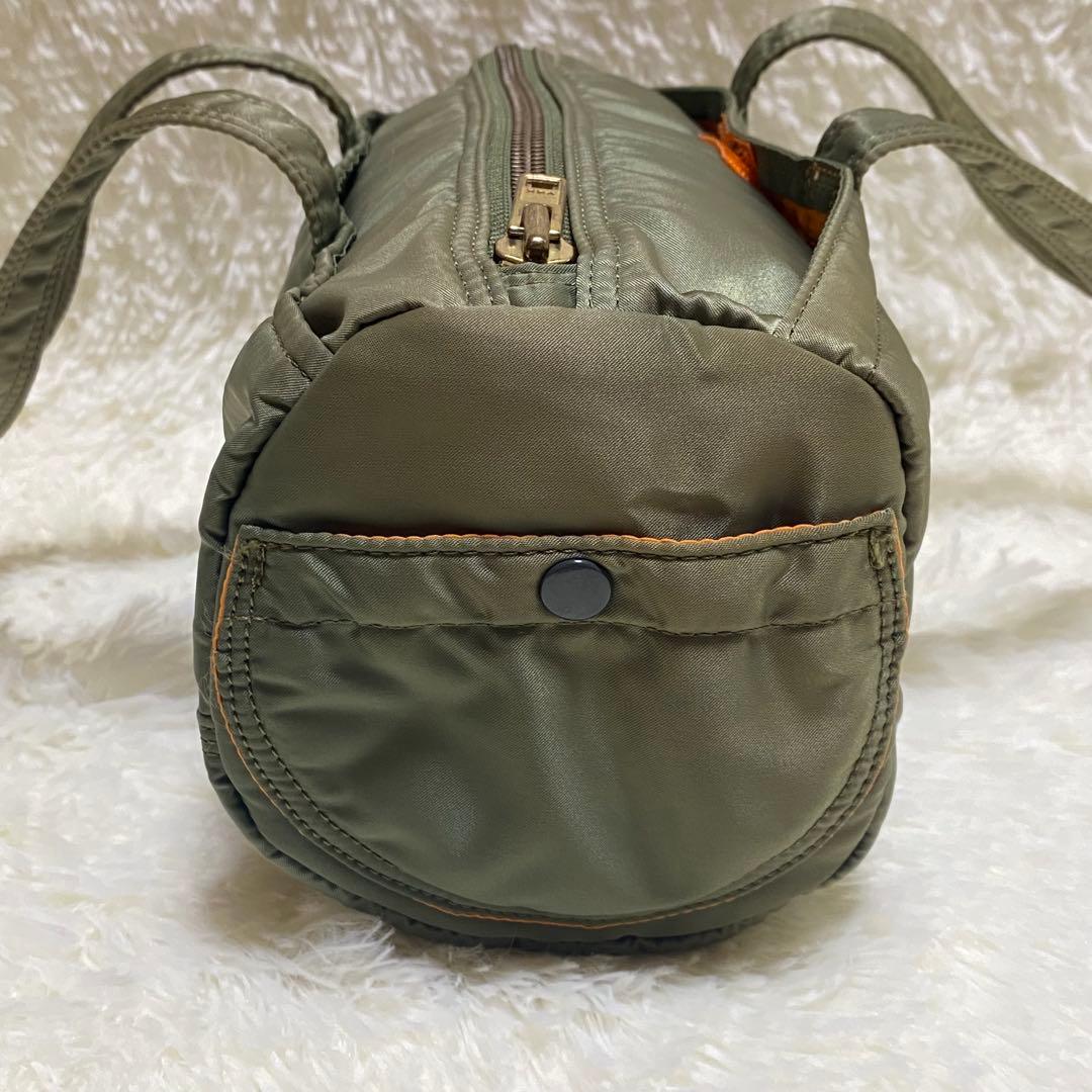 ✨美品✨PORTER タンカー ミニボストンバッグ セージグリーン S