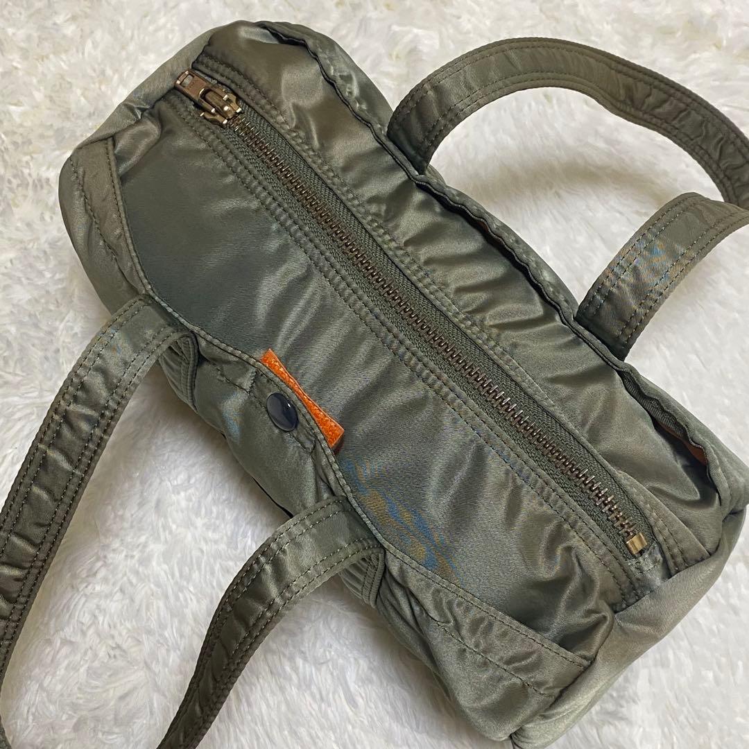 ✨美品✨PORTER タンカー ミニボストンバッグ セージグリーン S