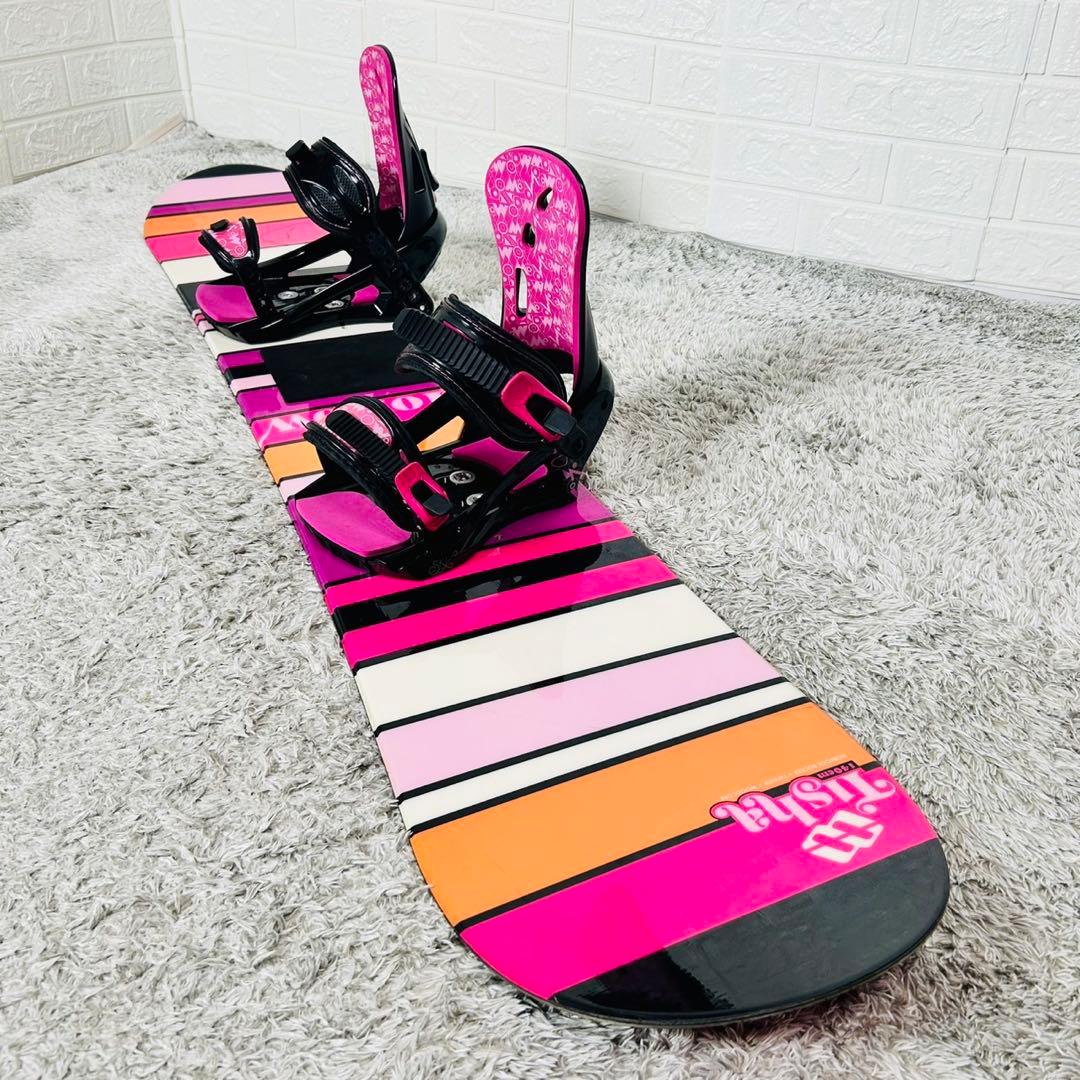 【初心者おすすめ】Morrow レディース スノーボード セット 140cm