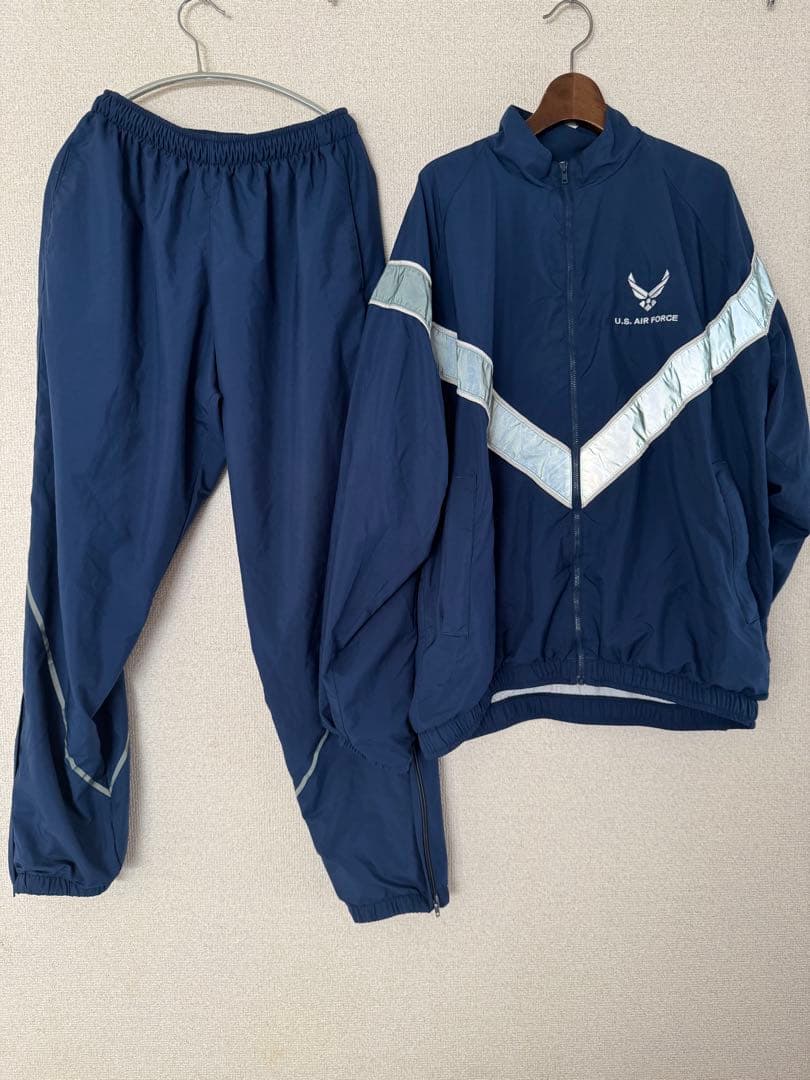 希少　美品　U.S. AIR FORCE ナイロンジャケット パンツ　セット