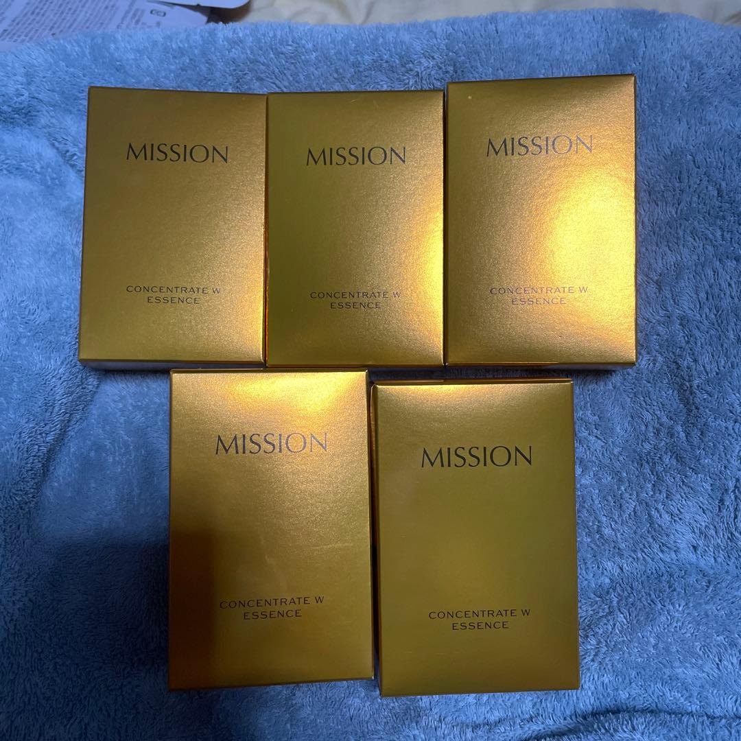 ミッションコンセントレートWエッセンス美容保湿オイル　5本セット
