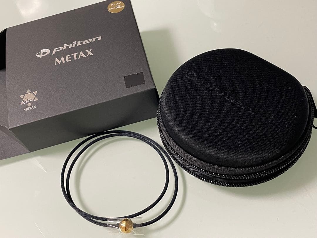 【未使用】RAKUWAネック メタックス ミラーボールカット：ゴールド50cm