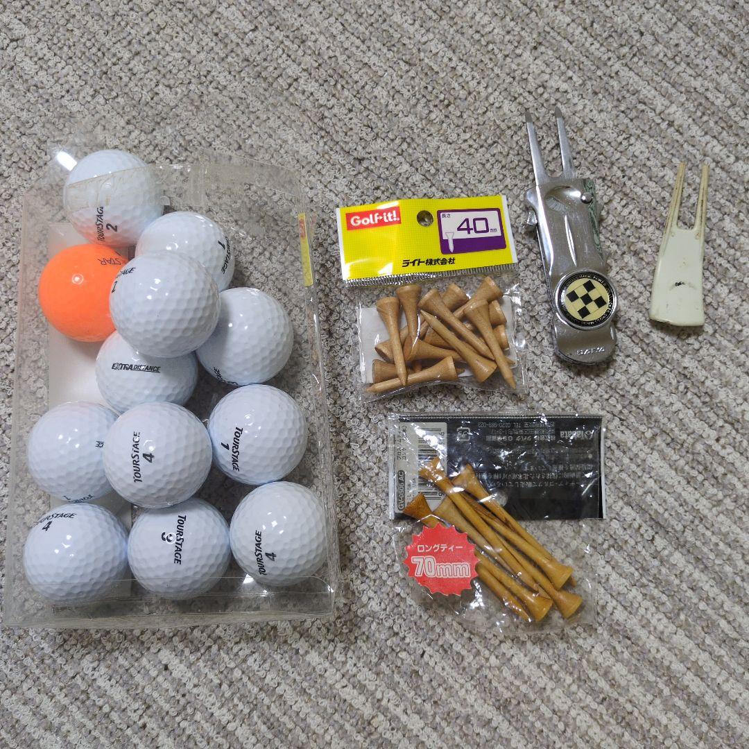 NIKEGOLF キャディバッグ ホワイト/ブラック　ナイキゴルフクラブセット