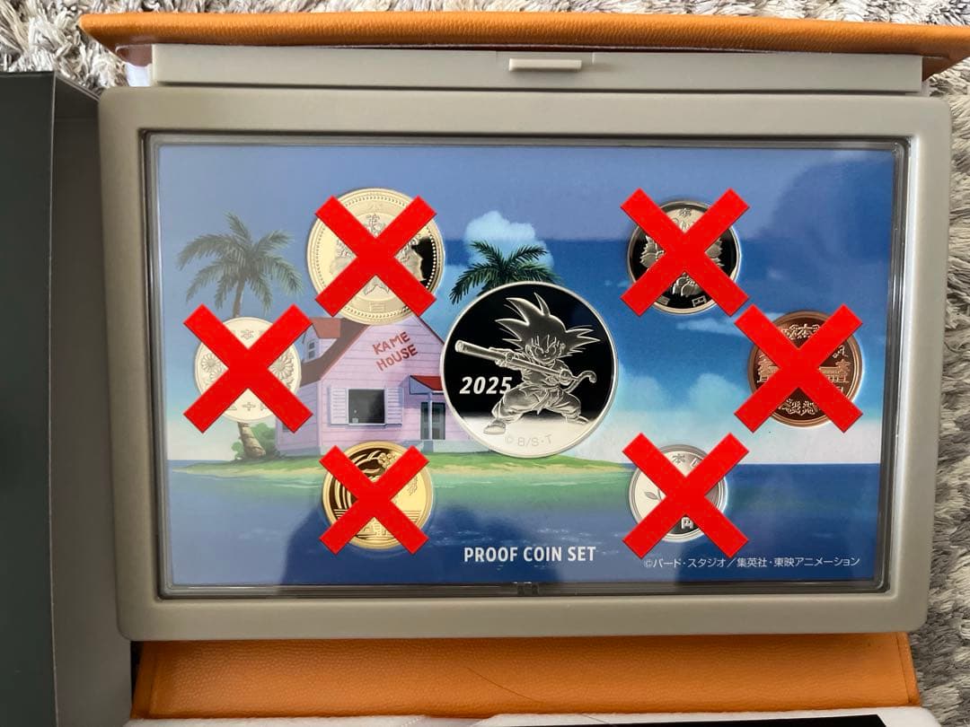 造幣局　ドラゴンボール40周年記念　プルーフ貨幣セット記念メダル