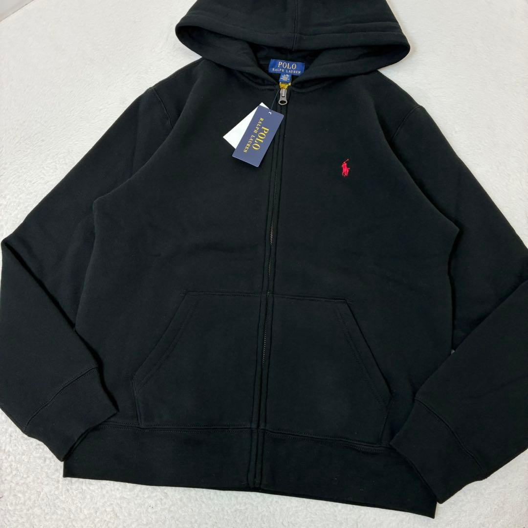 ✨タグ付き✨　ポロラルフローレン　パーカー　ブラック　ポニー　レディースM相当