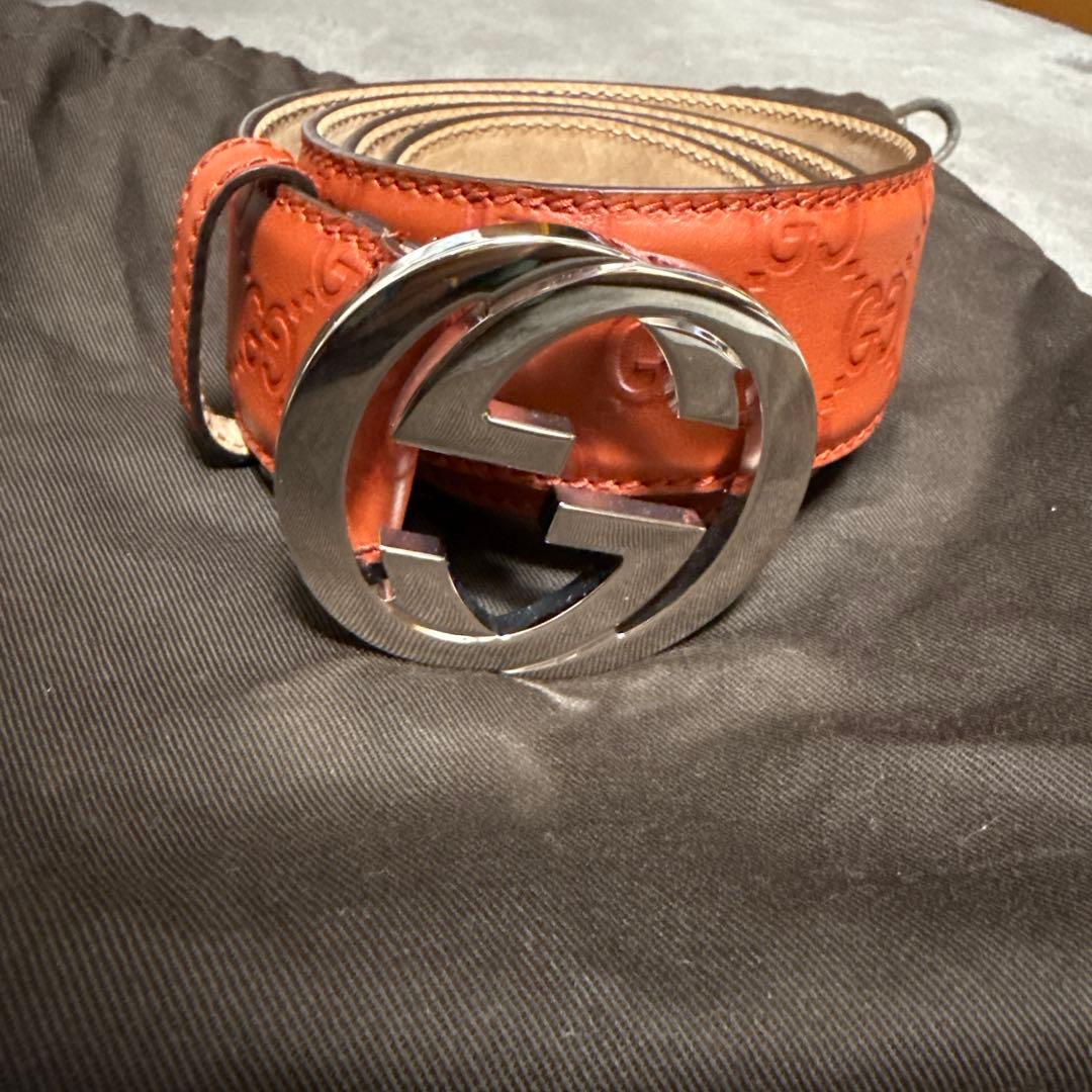 Gucci Gロゴ　レディースベルト