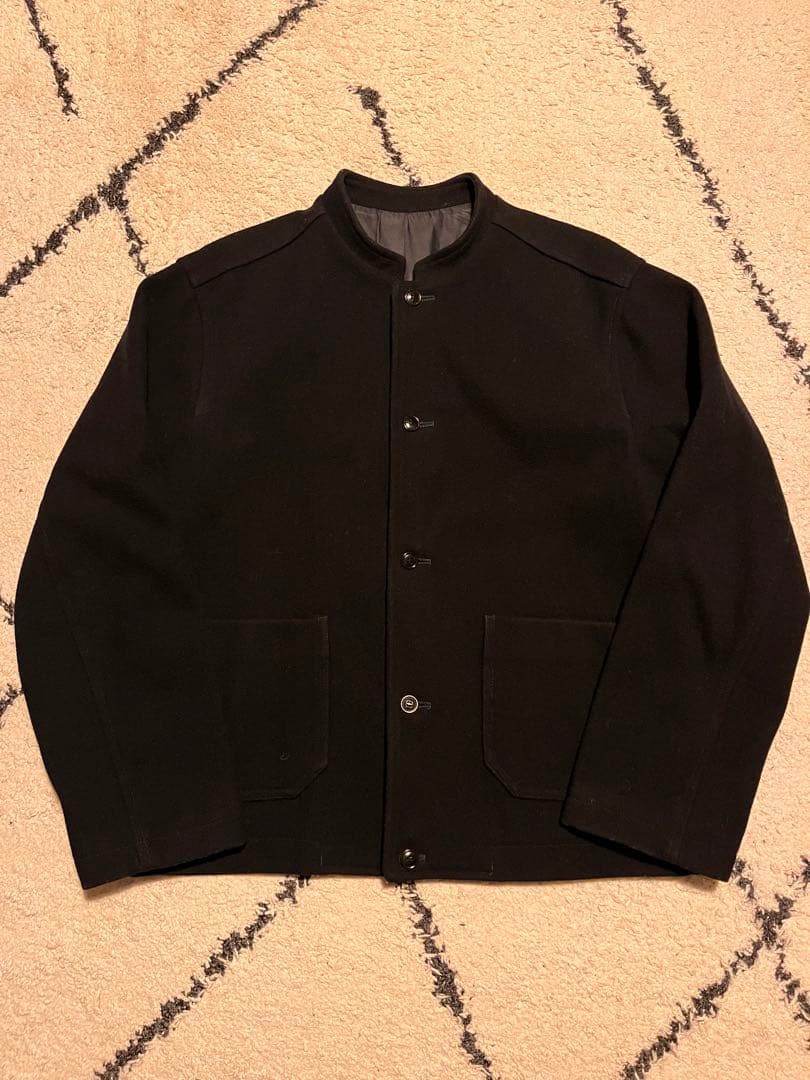 nest robe CONFECT ノーカラージャケット 黒