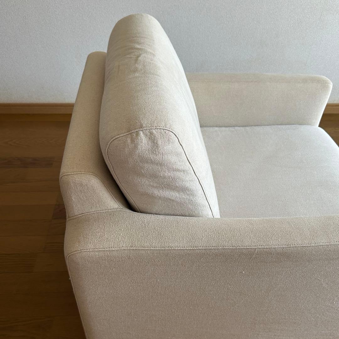 MUJI 無印良品　ソファ　1シーター　アイボリー
