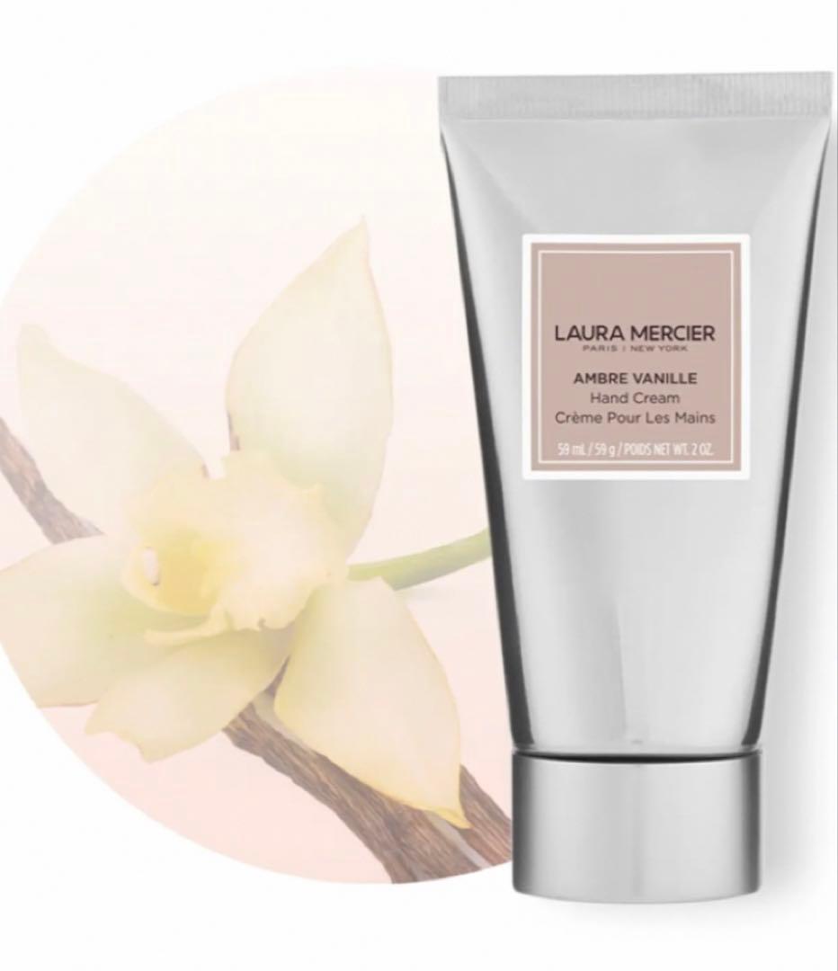 超人気の香り♡希少！2本♡ローラメルシエ　ハンドクリーム　アンバーバニラ　59g