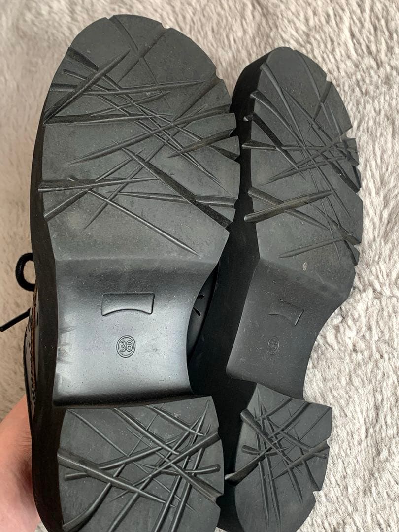 abi　CAMPER MILAH カンペール ローファー 厚底 ブラック