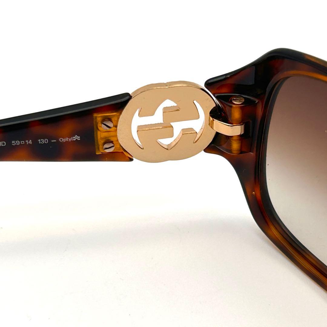極美品✨ GUCCI グッチ サングラス GGロゴ ✨ラインストーン✨
