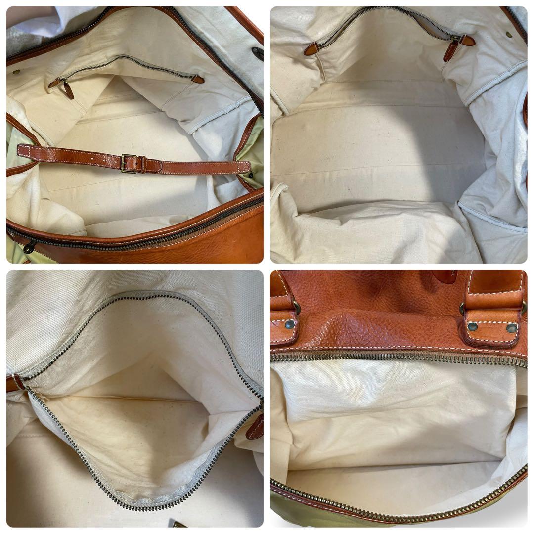 バッグ Felisi Safari Nylon Leather Boston Bag