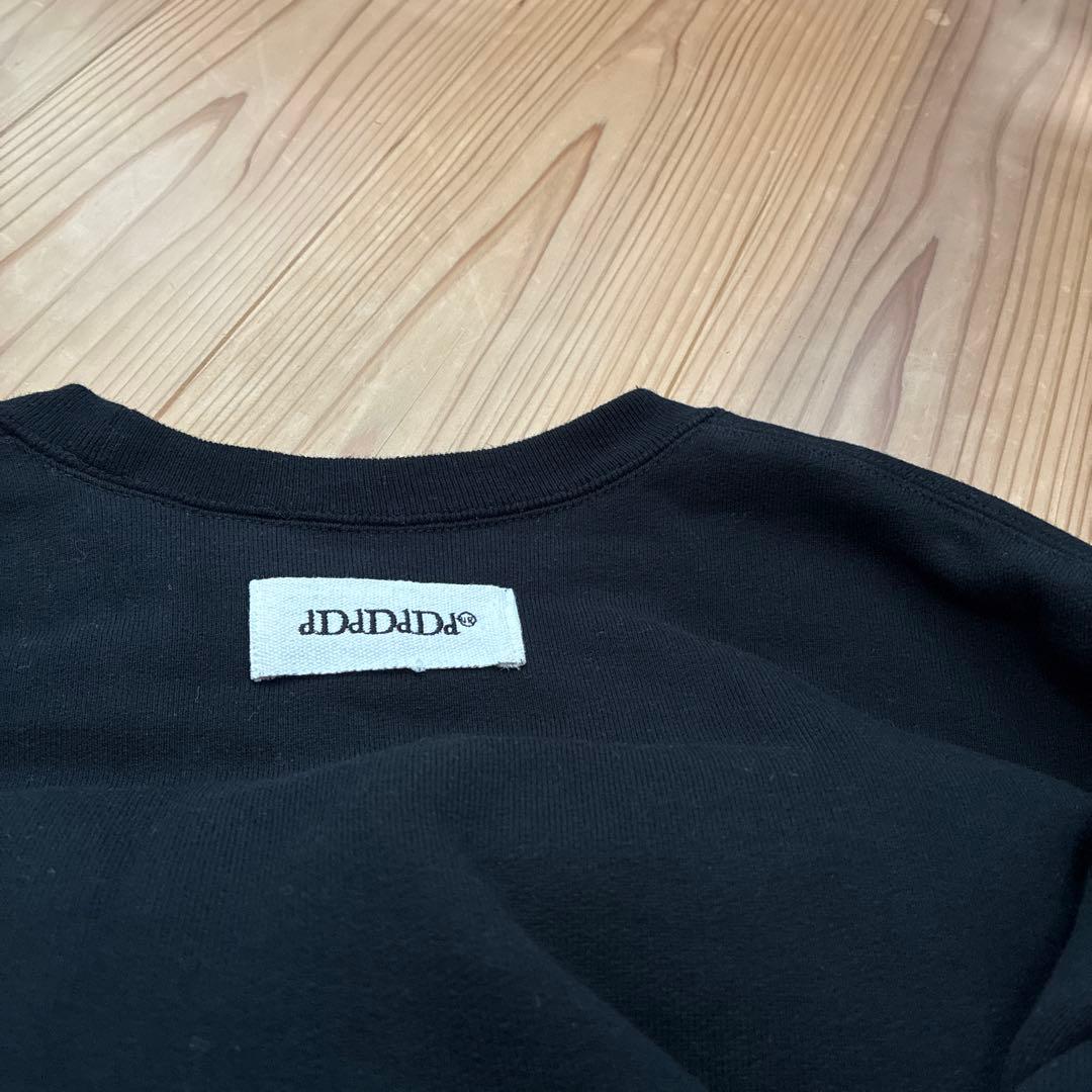 dDdDdDd　SUPER BIG CREW SWEAT BLACK XLサイズ
