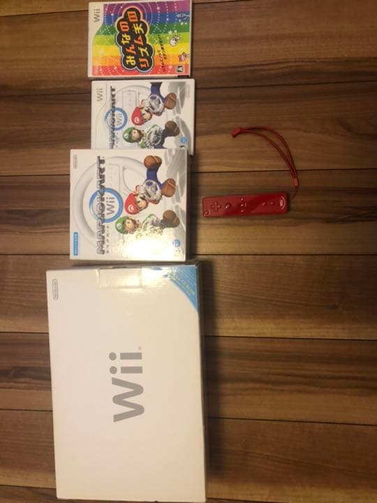 wii本体、マリオカート、リズム天国