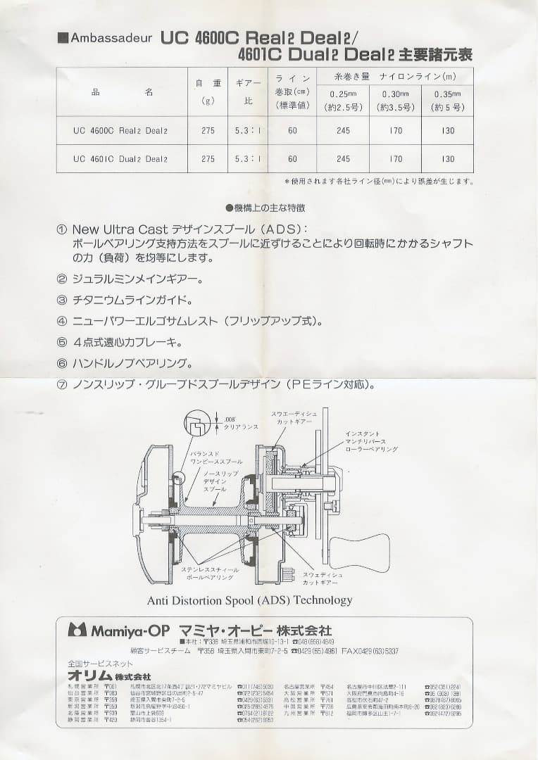 リール Abu Garcia Ambassadeur 4600C Dual2 Dual2