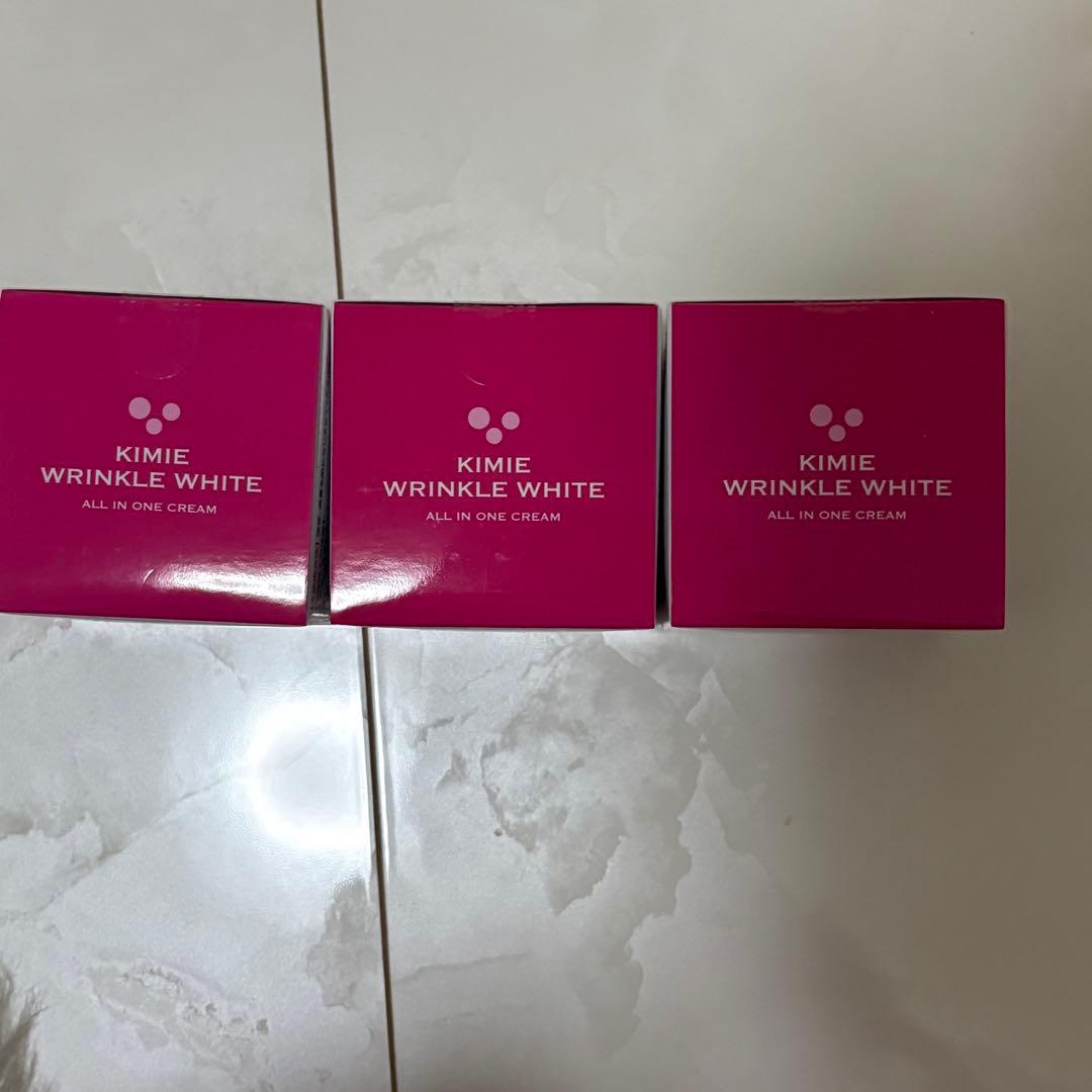 KIMIE WRINKLE WHITE オールインワンクリーム 3個セット