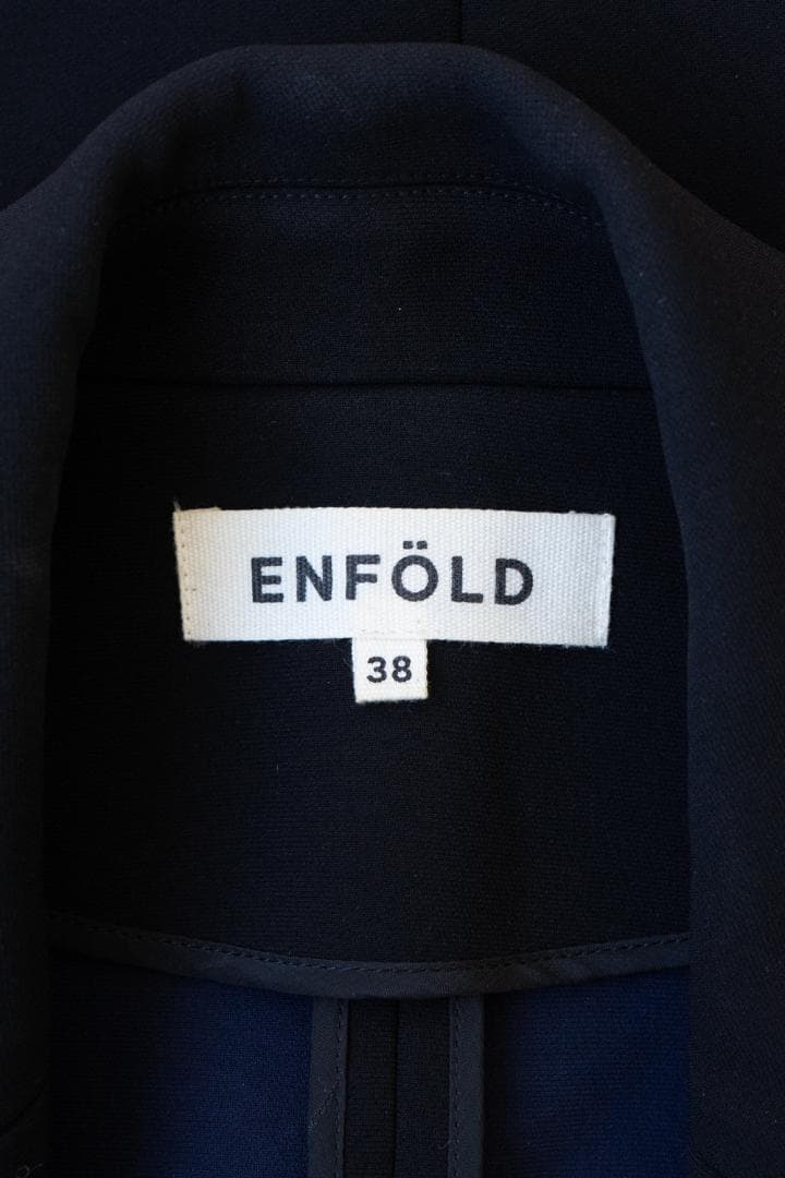 ENFOLD エンフォルド アセテートジレ ベスト