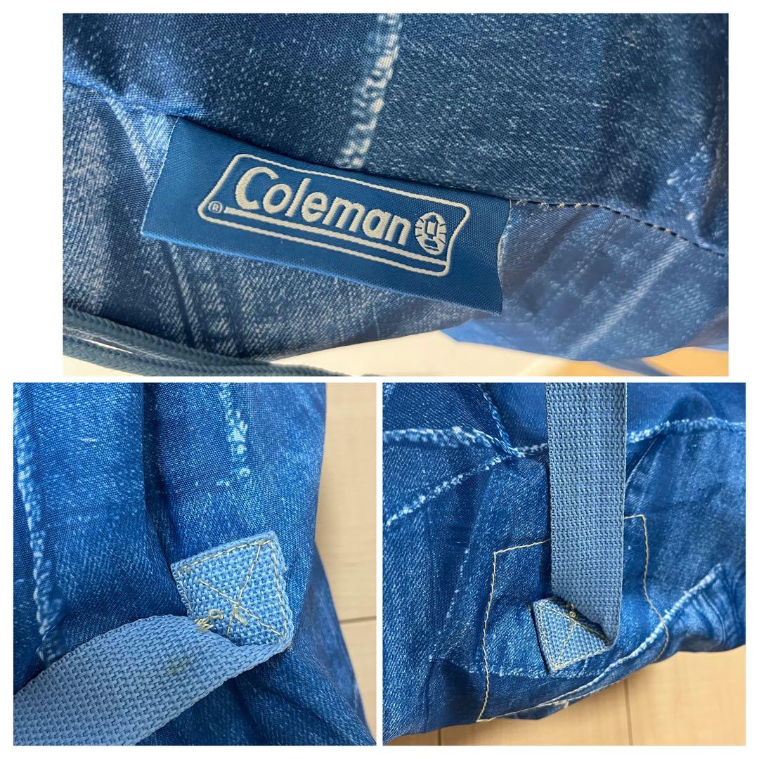 【廃盤】Coleman デニム風 コンパクト リゾートチェア ２脚セット イス