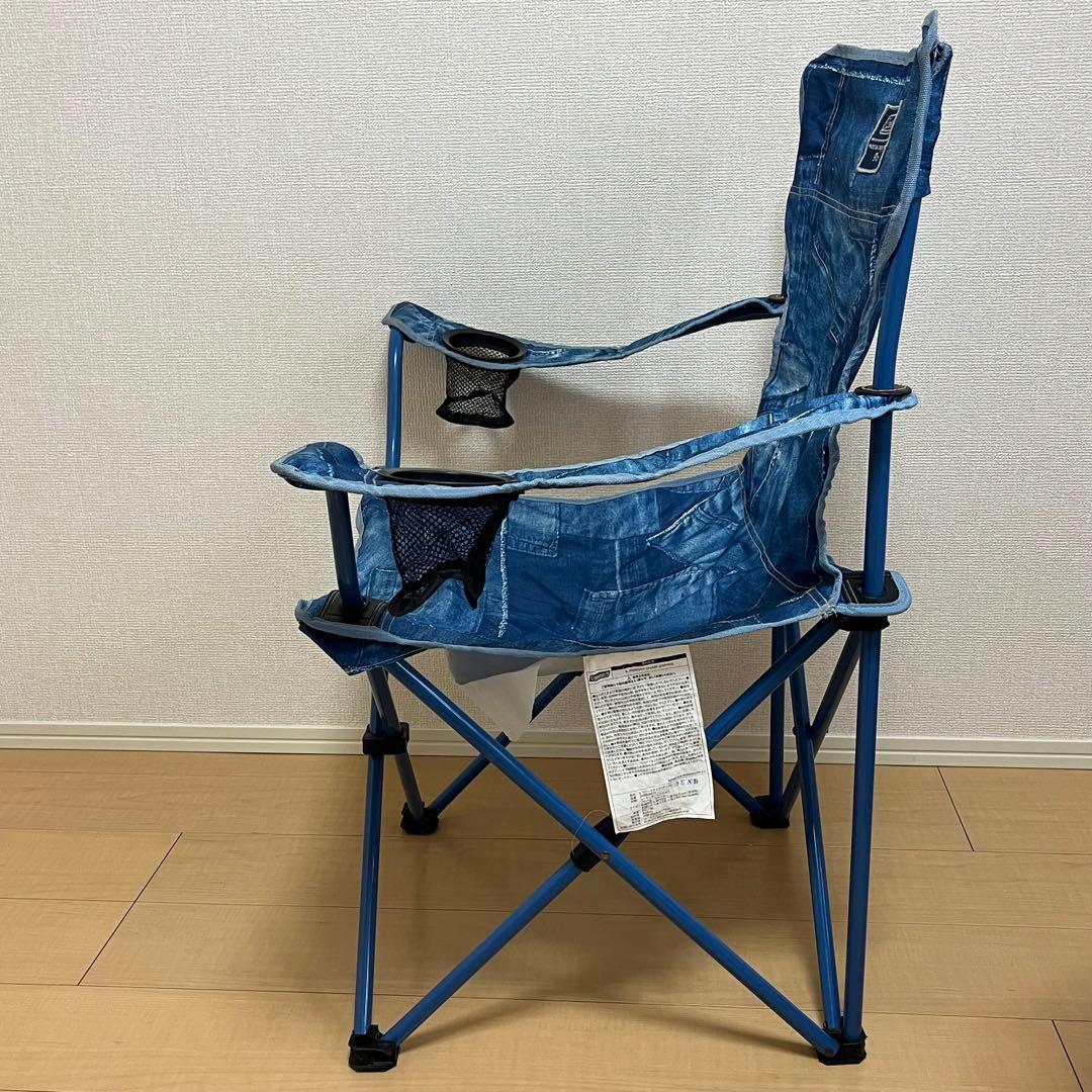 【廃盤】Coleman デニム風 コンパクト リゾートチェア ２脚セット イス
