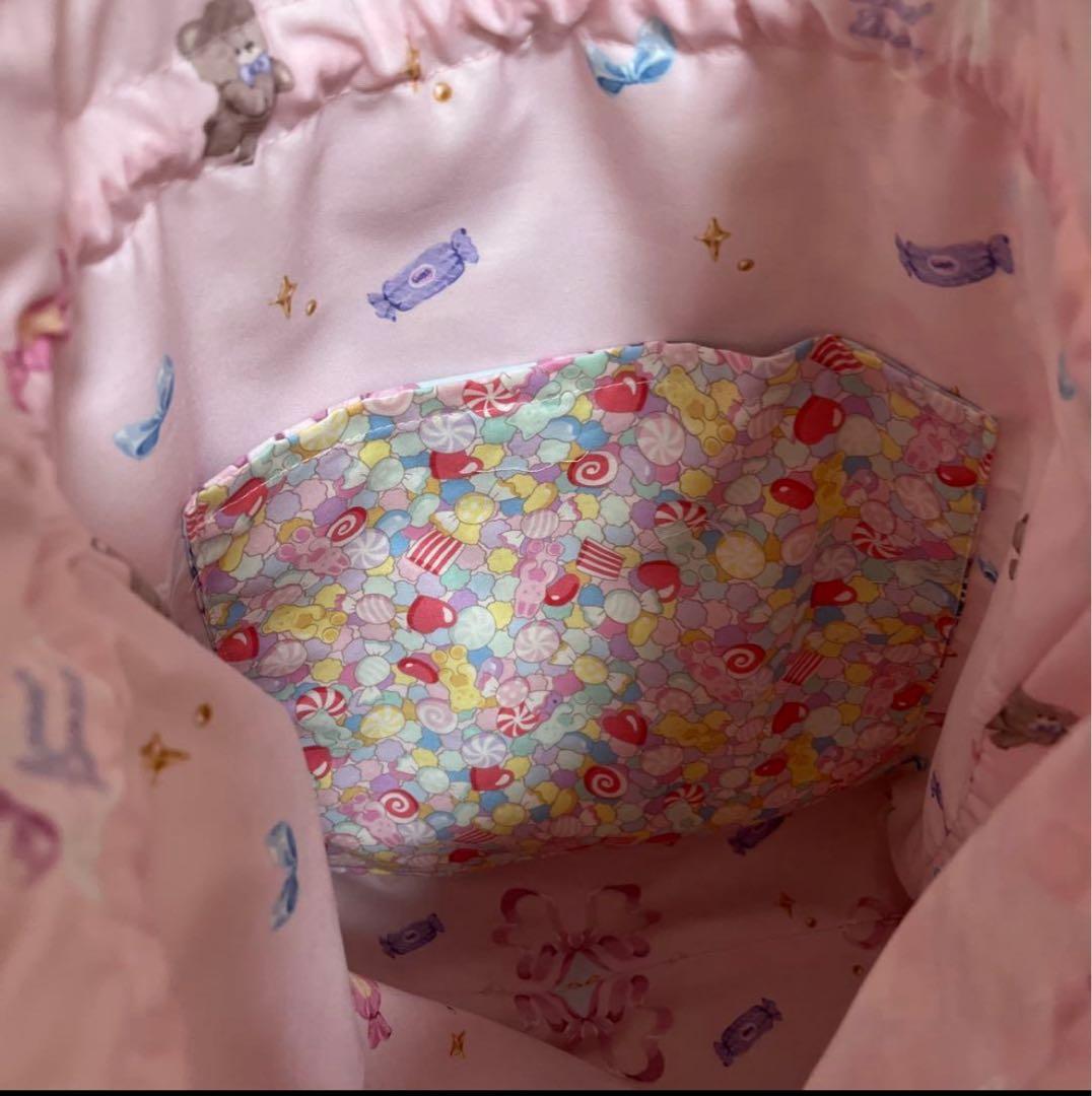 ペコ 巾着トート4点 横長トートバッグ 計5点