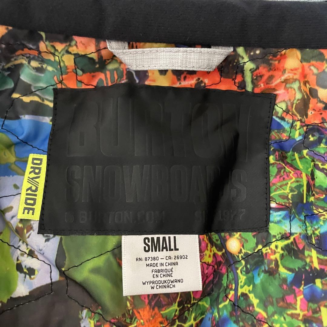 Burtonバートンスキーウェアスノーボードジャケットパーカーフード付白ホワイト