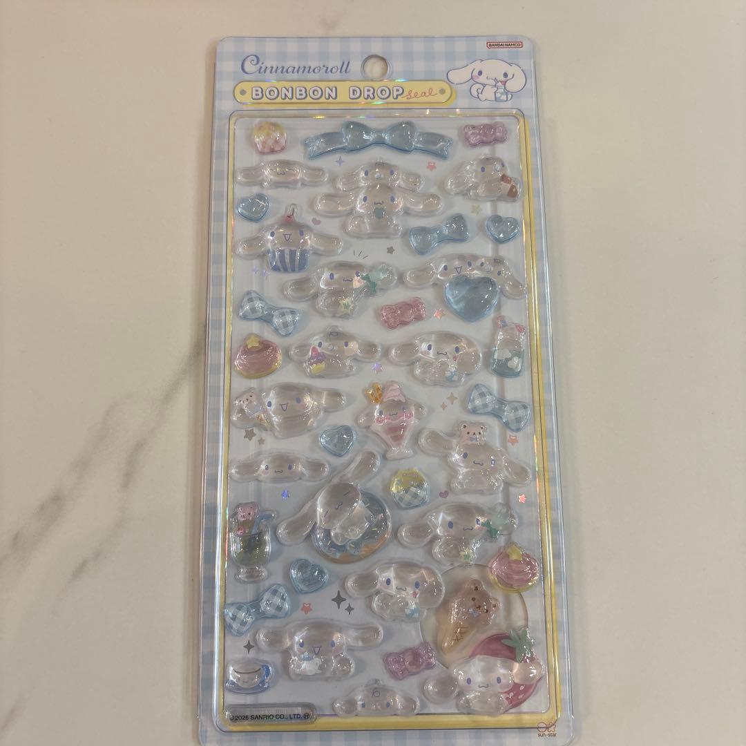 正規品サンリオボンボンドロップシール8種 とミニ8種 全16種