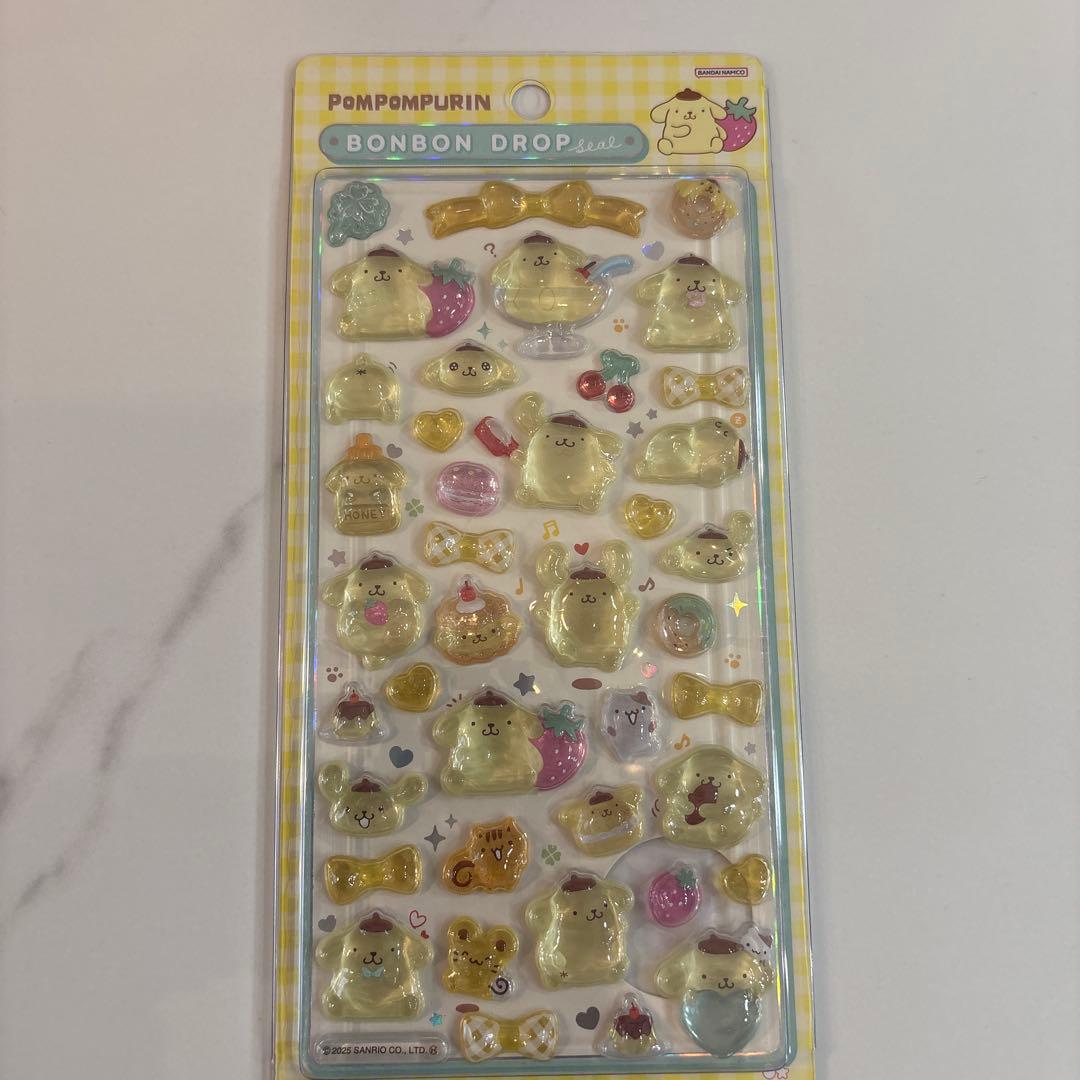 正規品サンリオボンボンドロップシール8種 とミニ8種 全16種