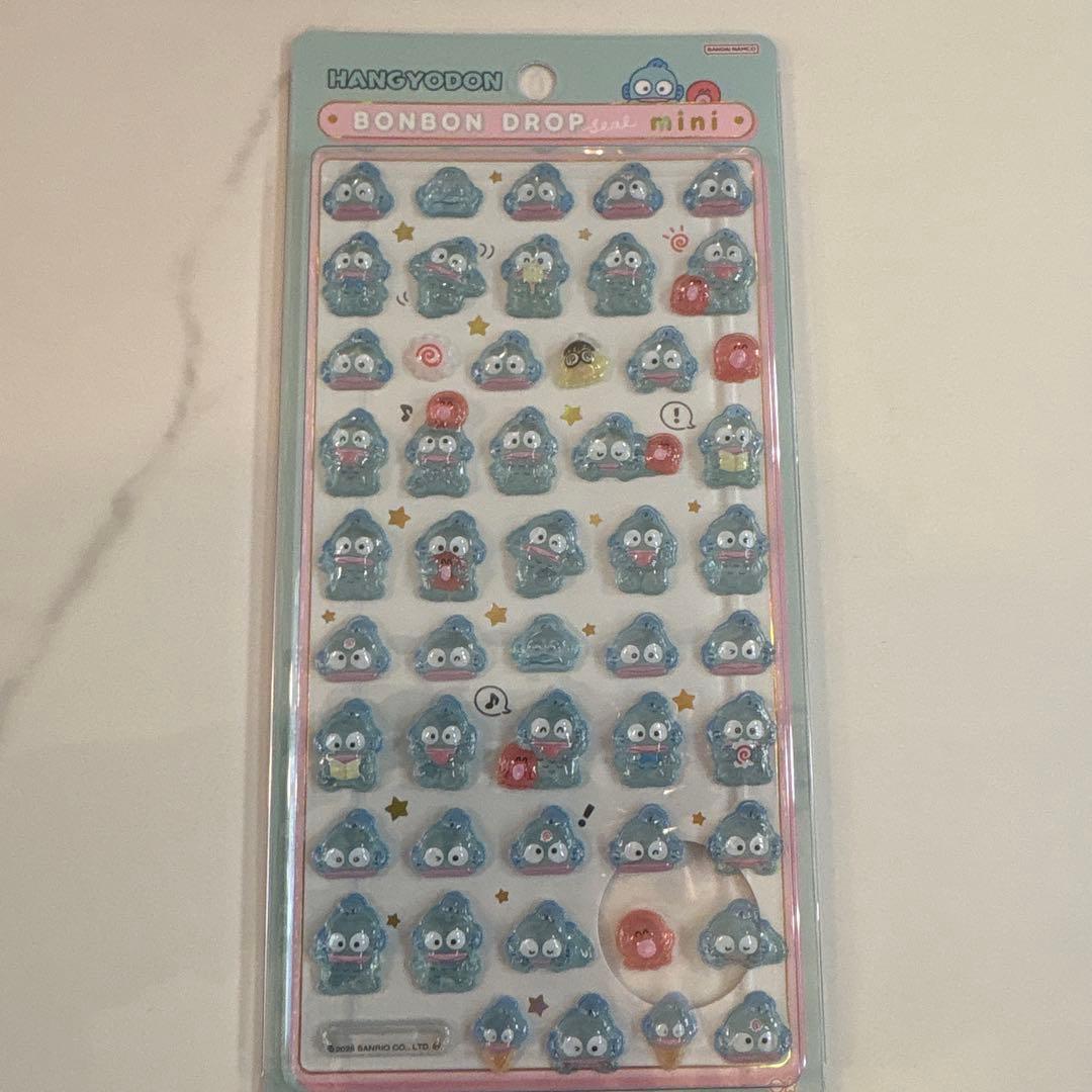 正規品サンリオボンボンドロップシール8種 とミニ8種 全16種